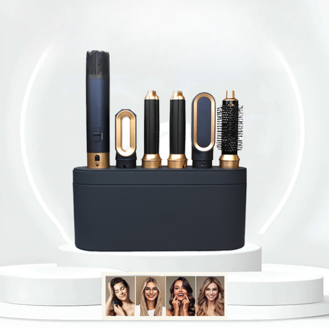 5-in-1 Haarstyler für Damen | Ionentechnologie mit 1000 Watt | Föhnen, Glätten, Locken und Wellen ohne Frizz und ohne Hitzeschäden 1
