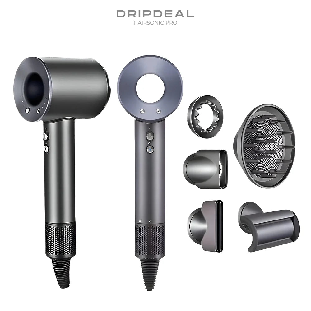 Haartrockner mit Ionen-Technologie und Diffusor | 5 Styling-Aufsätze, 110.000 U/min Motor | Ionen-Ausstoß, 100-240 V 19