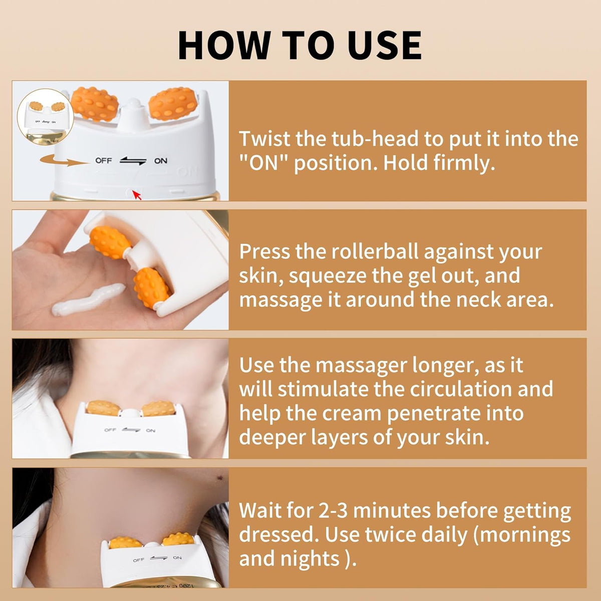 1+1 Gratis | NeckLift – Straffende Creme für Hals und Dekolleté