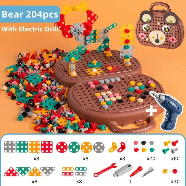 Drilly™ - Junior-Baubohrer-Spielset