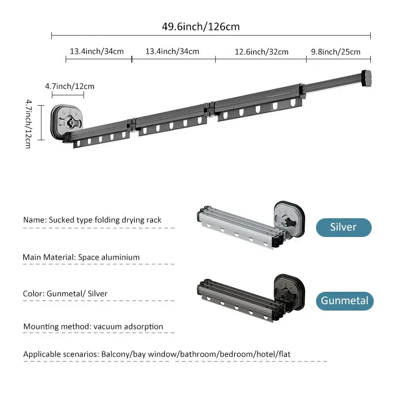 MountRack™ - Mühelose Wäschetrocknung im platzsparenden Design