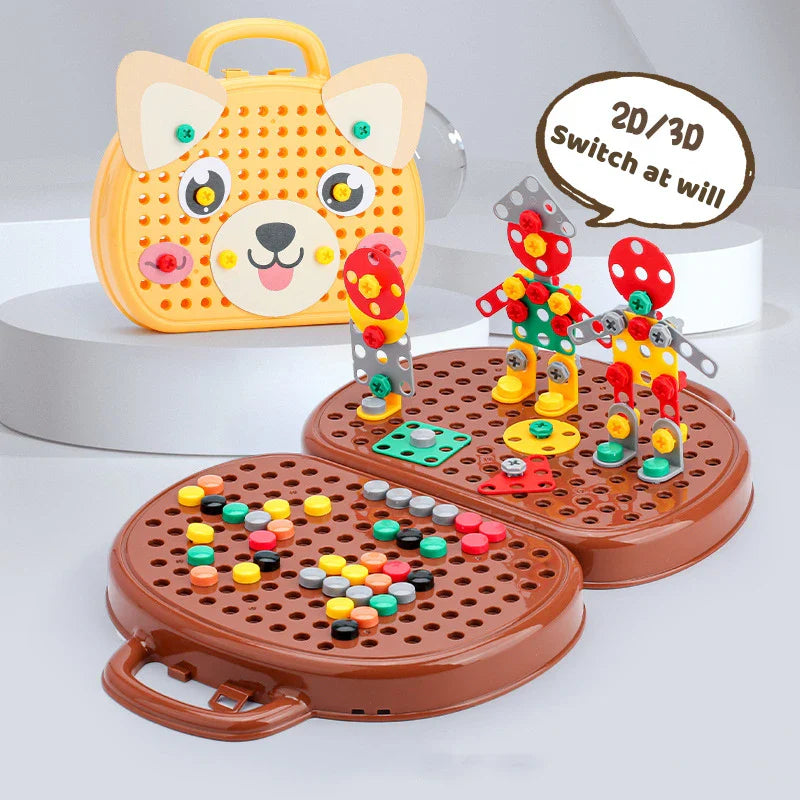 Drilly™ - Junior-Baubohrer-Spielset