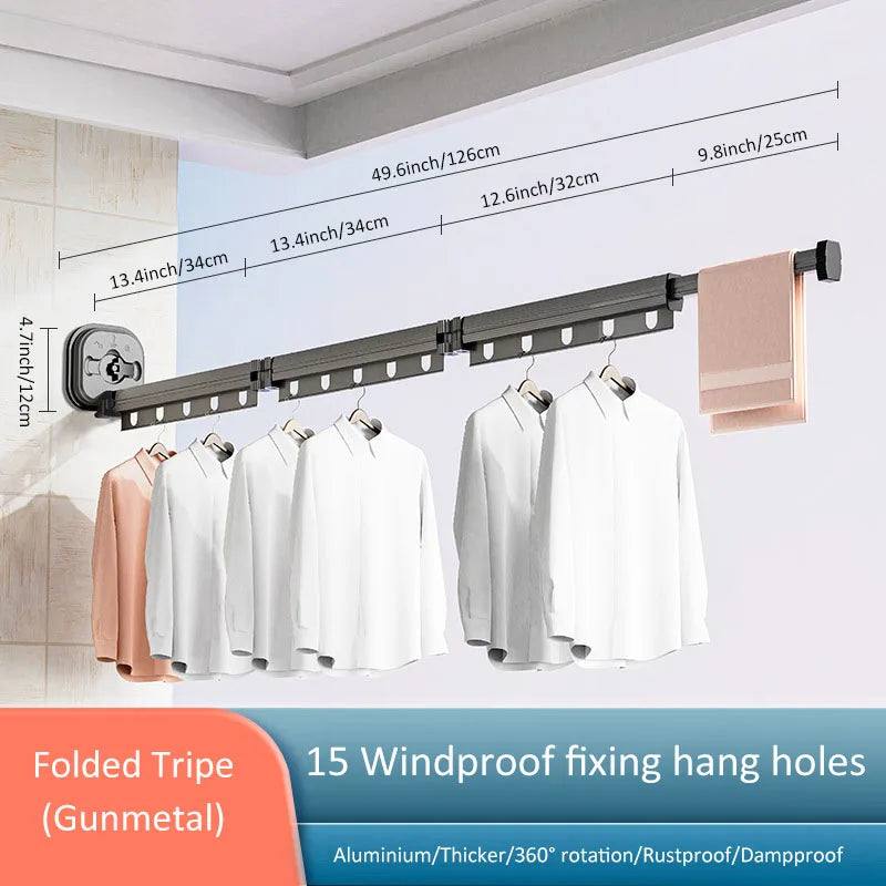 MountRack™ - Mühelose Wäschetrocknung im platzsparenden Design
