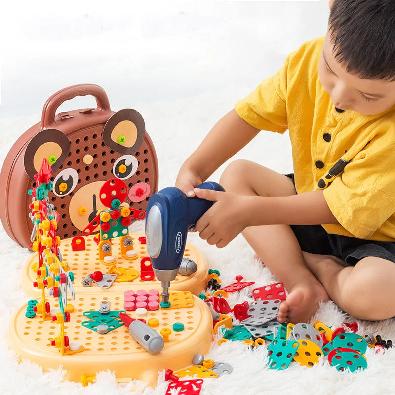 Drilly™ - Junior-Baubohrer-Spielset