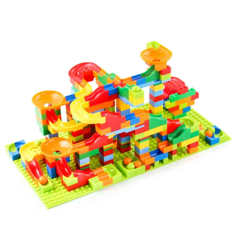 MazeBuilder™ – DIY-Spielzeug zum Bauen von Murmelbahnen
