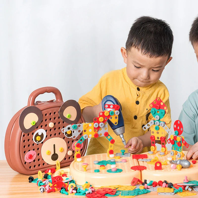 Drilly™ - Junior-Baubohrer-Spielset