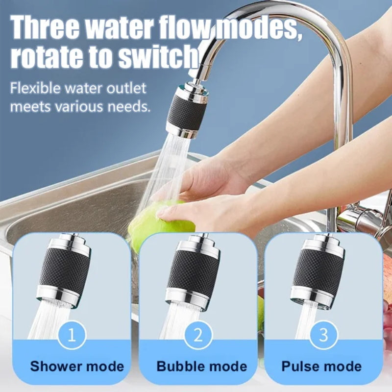 FaucetBoost™ – 360° drehbarer Wasserhahnaufsatz