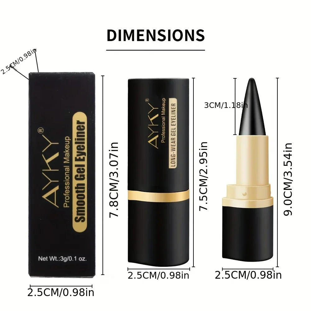 Wasserfester Eyeliner Damen | Langanhaltend, Wischfest & Schnelltrocknend | Perfekte Linien ohne Nachschminken 2