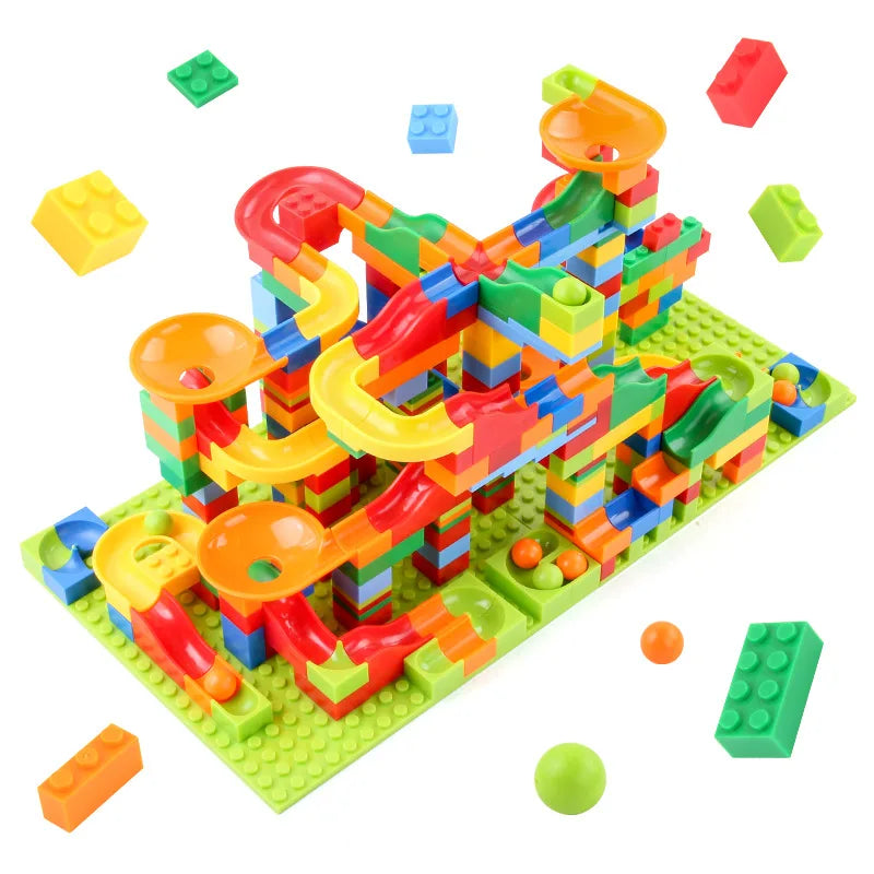 MazeBuilder™ – DIY-Spielzeug zum Bauen von Murmelbahnen