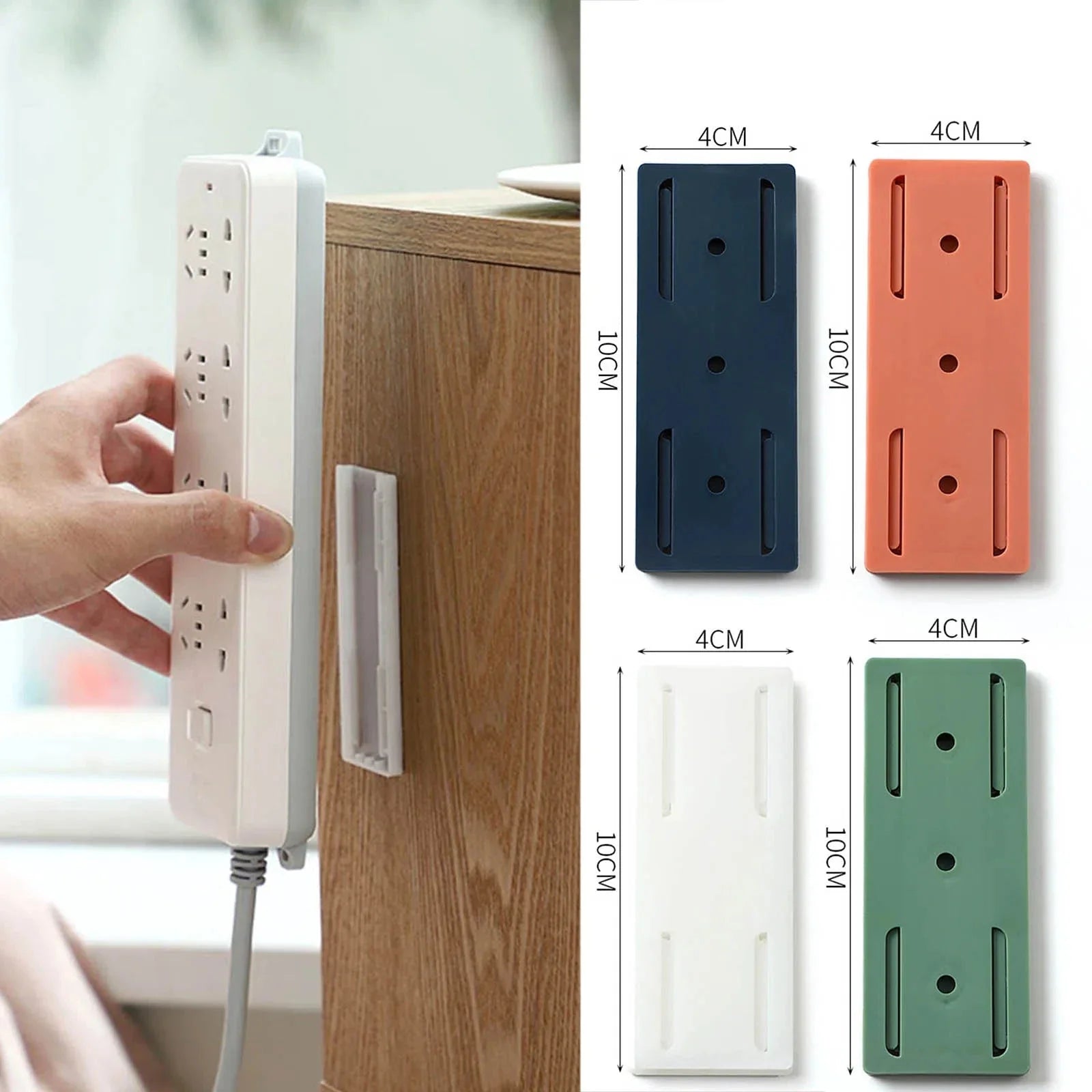 1+1 Gratis | Sockety™ – Spurenloser Steckdosenhalter & Kabelorganisator