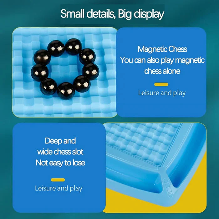 MagnaChess™ – Magnetisches Schachspiel für Familien, Reisen und geistige Fitness