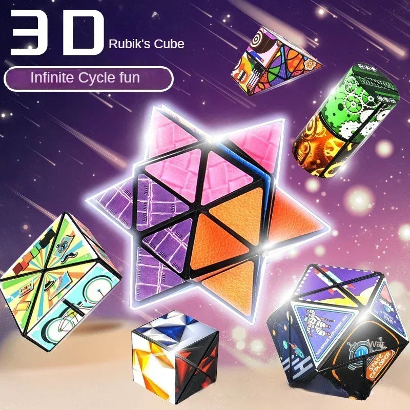 InfiniteFun™ - Formveränderndes Puzzle für Stressabbau und Konzentration