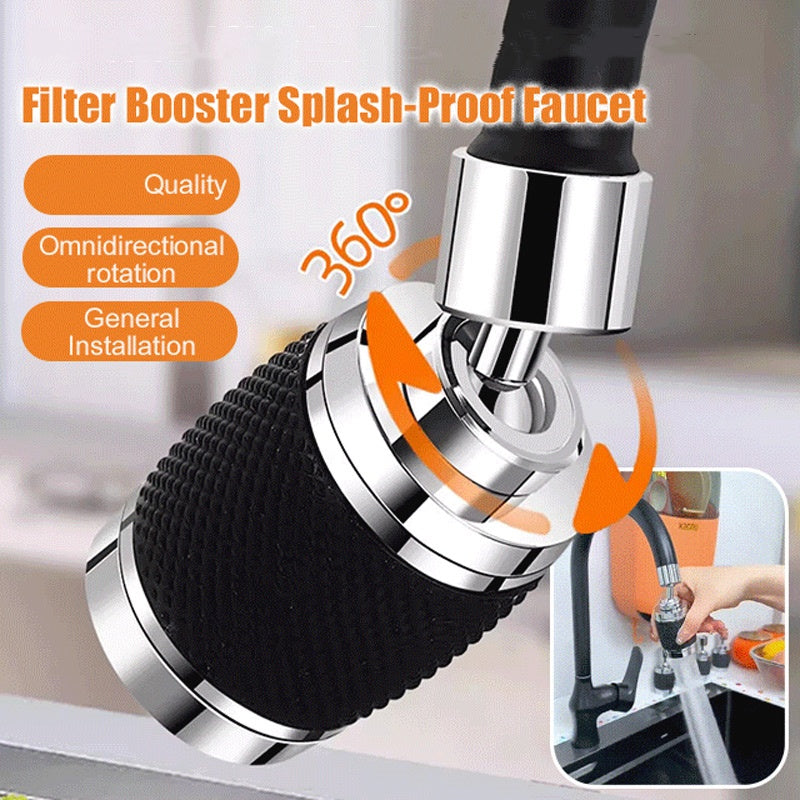 FaucetBoost™ – 360° drehbarer Wasserhahnaufsatz