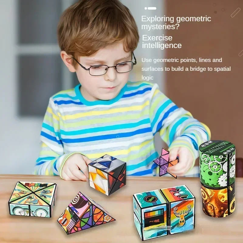 InfiniteFun™ - Formveränderndes Puzzle für Stressabbau und Konzentration