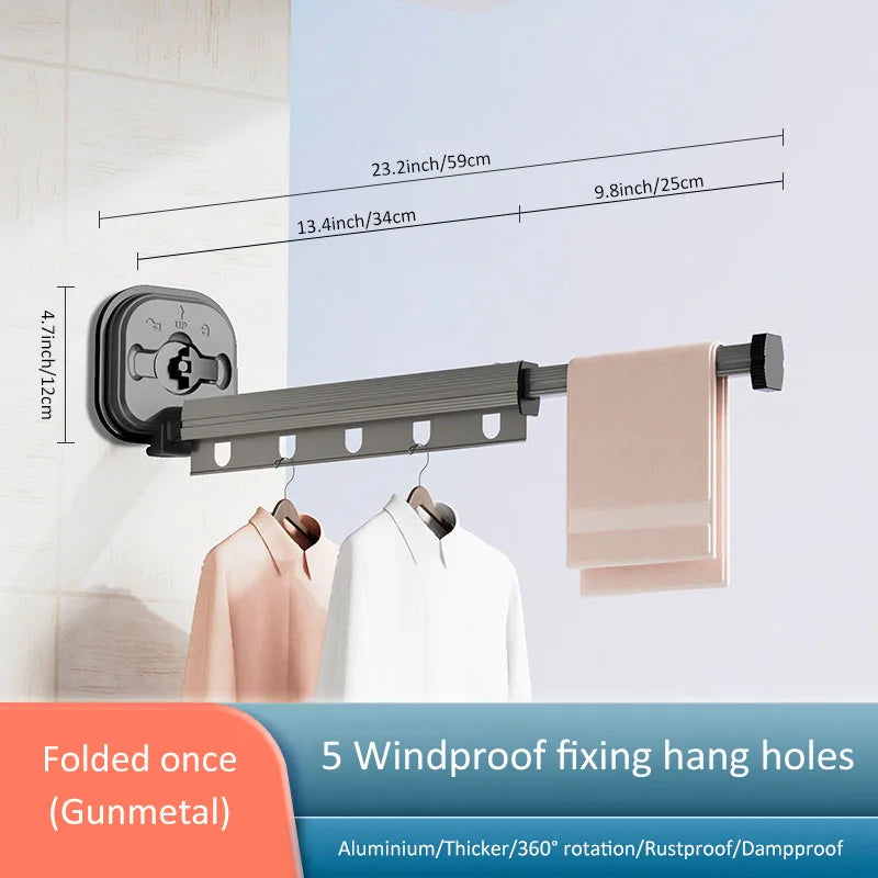 MountRack™ - Mühelose Wäschetrocknung im platzsparenden Design