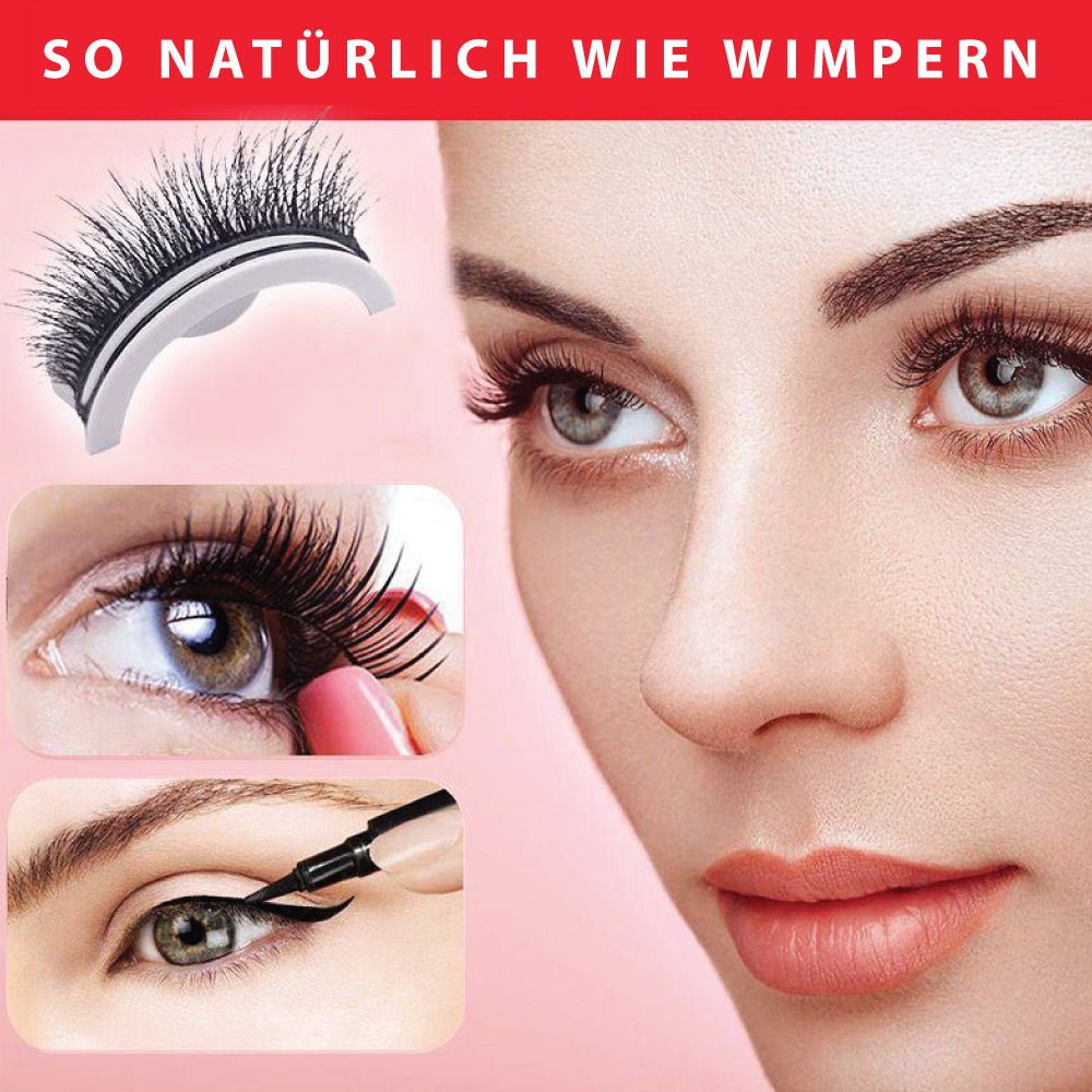 LashLicious - Wiederverwendbare selbstklebende Wimpern - [1+2 GRATIS!] - Frest