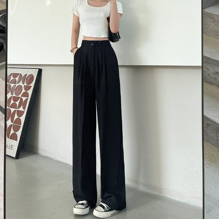 Regina™ - Lange weite Stoffhose