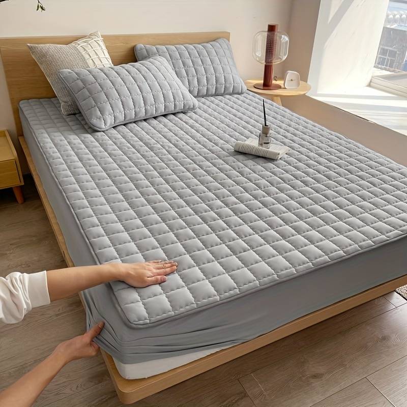 Matratzenbezug Polyester & Polyurethan | Atmungsaktiv, Wasserabweisend & Hygienisch | Waschbar bei 40 °C, Weich 1