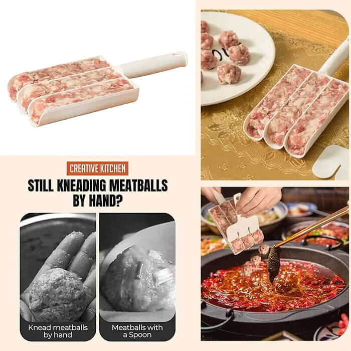 Meatballer™ – Dreifacher Fleischbällchenformer für müheloses Kochen