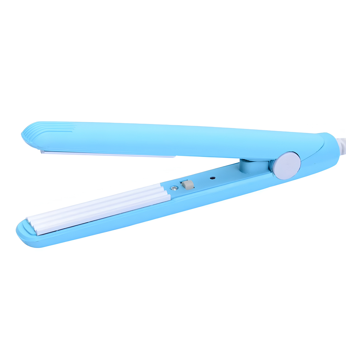Mini-Lockenstab & Glätteisen 2-in-1 aus Keramik | 190°C konstante Temperatur, Reisegröße 16,5 cm | Für Locken & glattes Haar 1