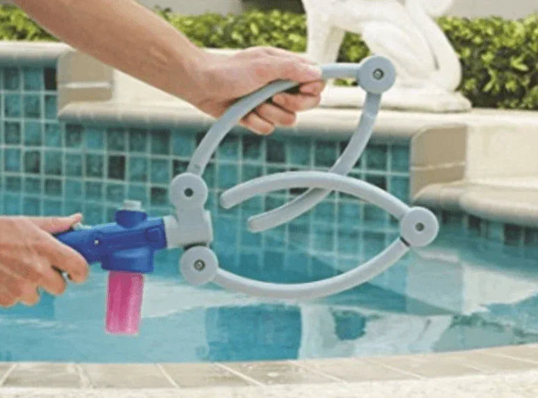 360° Hundedusche aus ABS und PP | 2-in-1 Shampoospender integriert | Passt an jeden Gartenschlauch, für alle Hunderassen 6