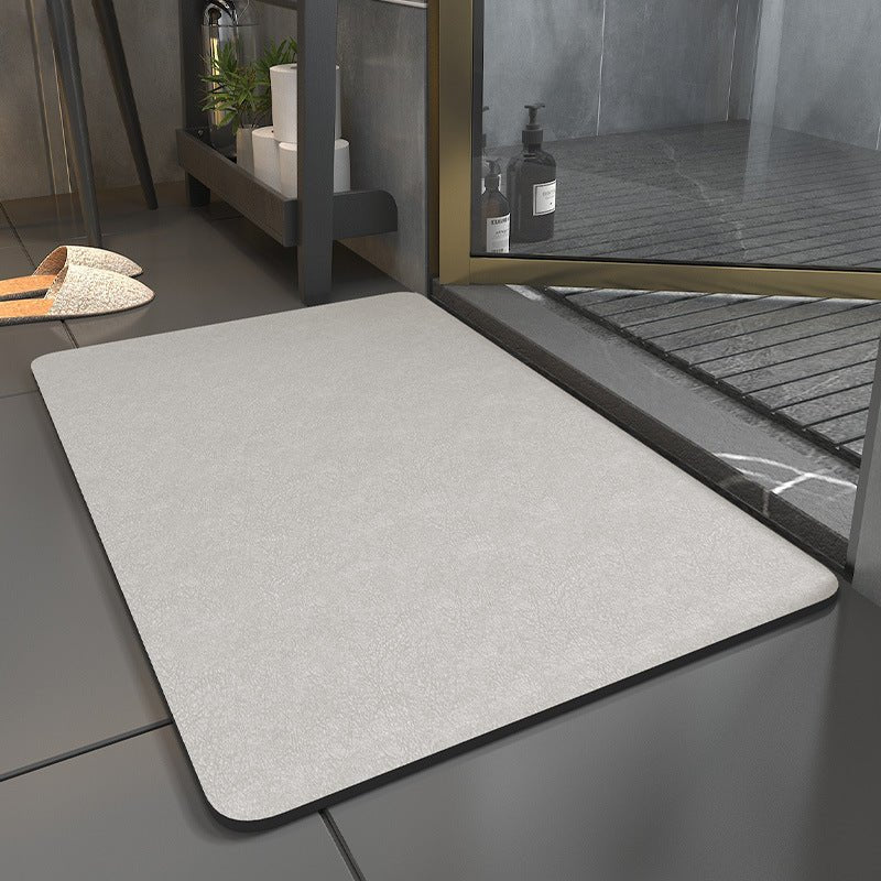 Badematte Mikrosuede 50x80 cm | Rutschfeste Unterseite, 3,5 mm flach | Schnelltrocknend, weich & formstabil im Alltag 4