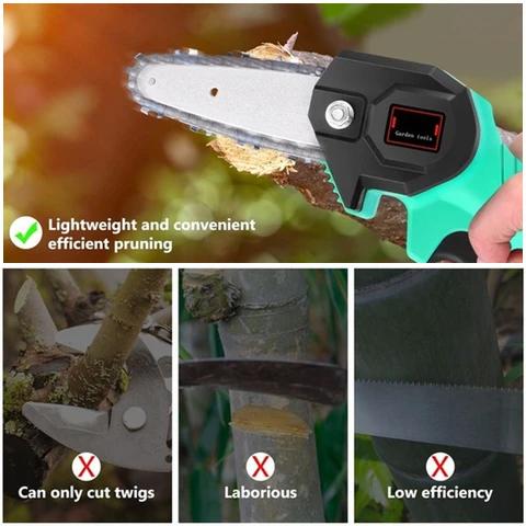 TreeCuts™ – Leichte Akku-Kettensäge