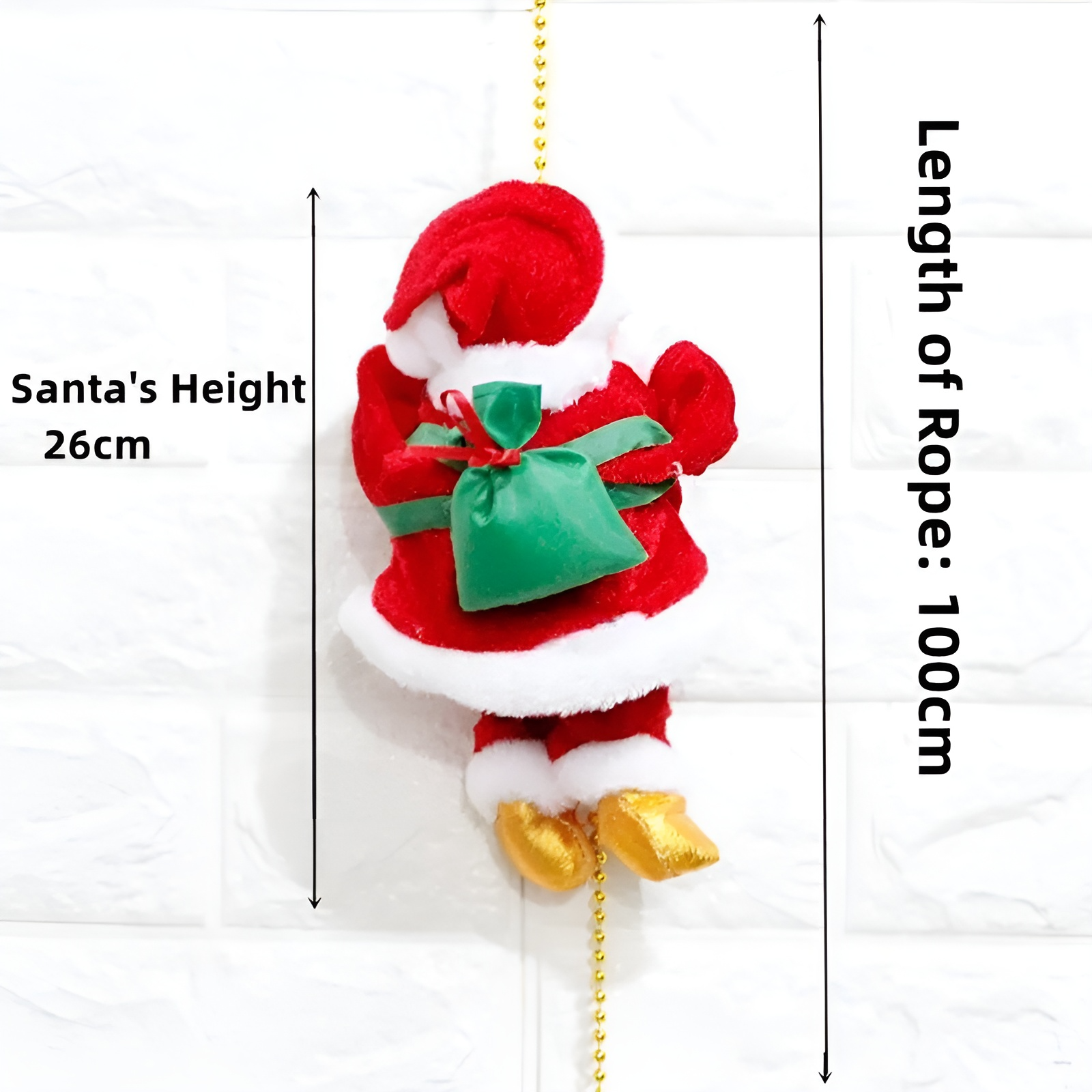 ClimbingSanta™ - Kletternde Weihnachtsmann-Dekoration