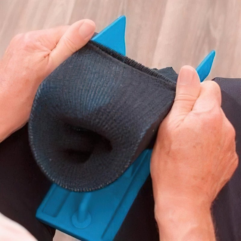 SockSlide™ - Socken mühelos anziehen mit Leichtigkeit