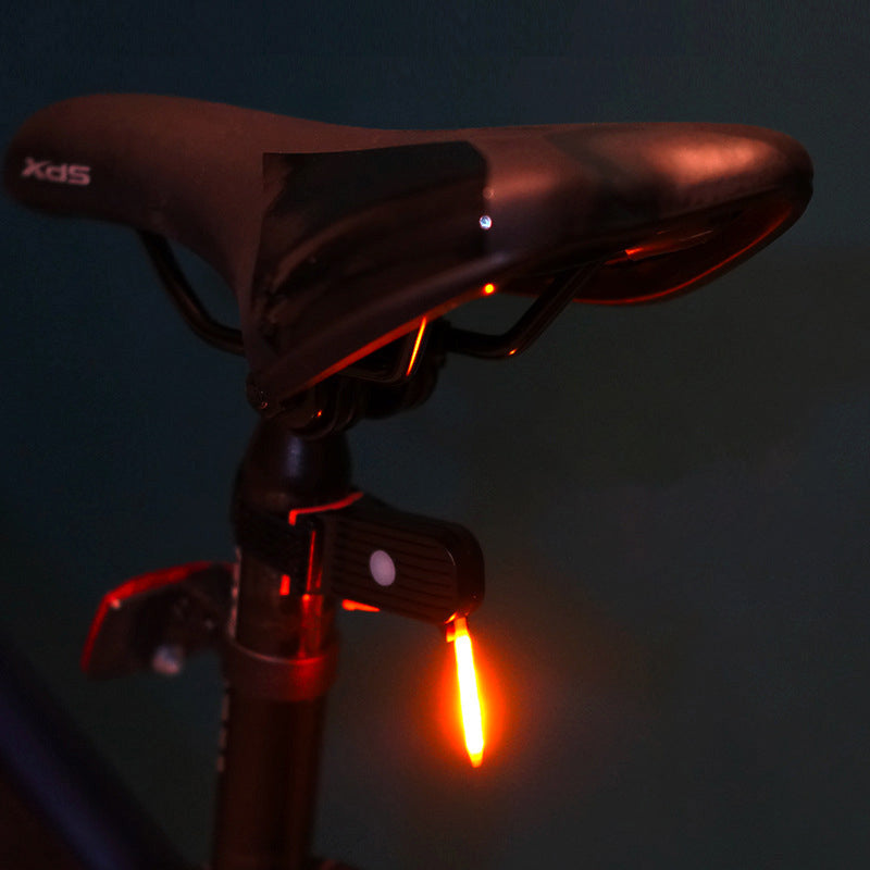 LED-Fahrrad-Rücklicht 40 Lumen | USB-Aufladbar mit Befestigungsgurt | Sichtbar bei Tag und Nacht, inkl. Ladekabel und Gurt 4