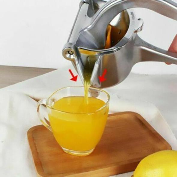 Steely™ - Multifunktionale manuelle Saftpresse aus Edelstahl