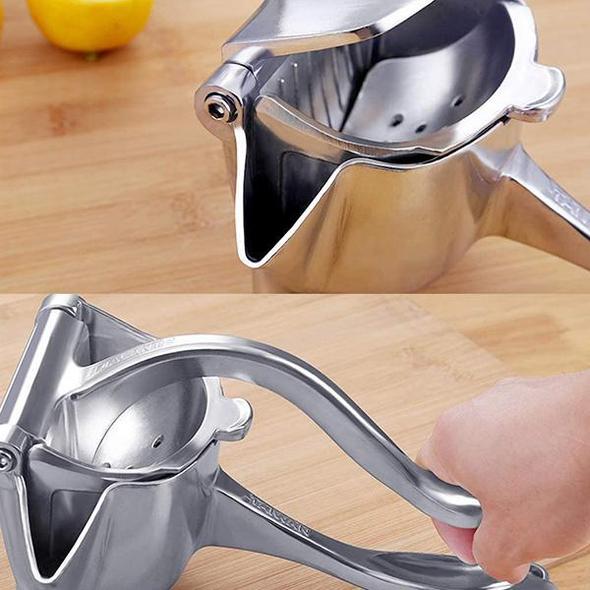 Steely™ - Multifunktionale manuelle Saftpresse aus Edelstahl