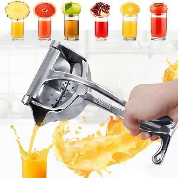 Steely™ - Multifunktionale manuelle Saftpresse aus Edelstahl