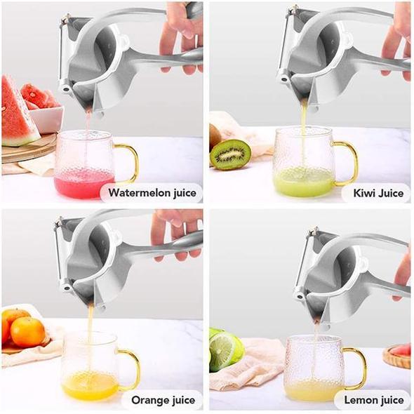 Steely™ - Multifunktionale manuelle Saftpresse aus Edelstahl