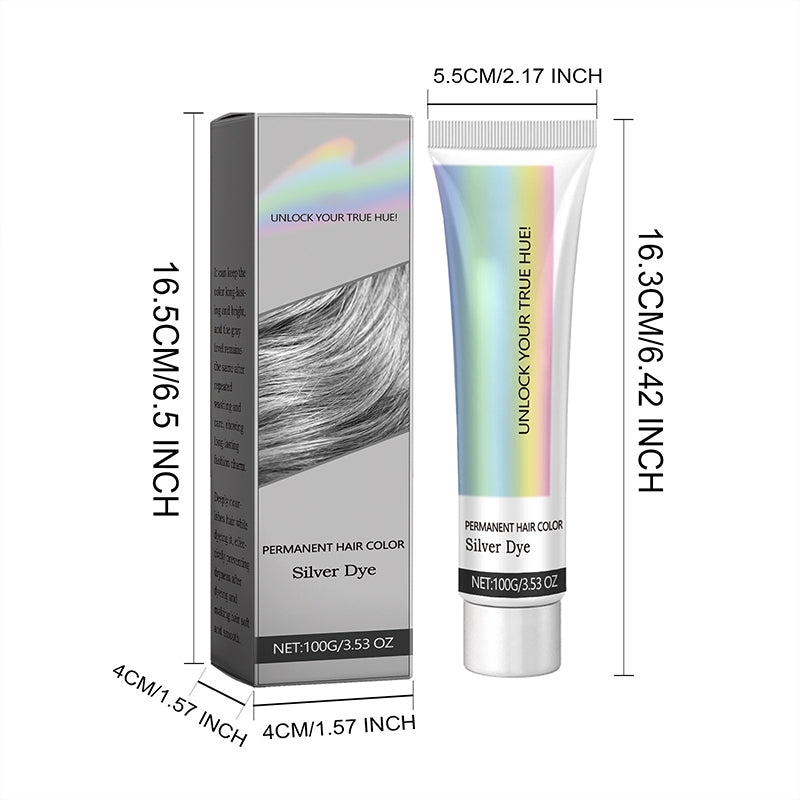 1+1 Gratis | SilverFoxy – Silber-Haarfarbencreme, einfache Anwendung