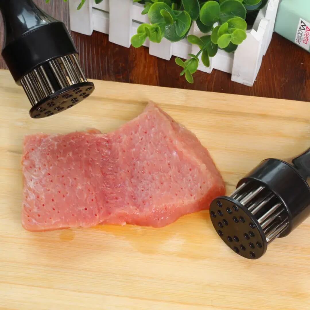 1+1 Gratis | TendMeat – Fleischklopfer aus Edelstahl für saftiges, aromatisches Kochen
