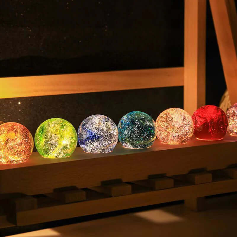EmoSphere™ – 7-teiliges Emotions-Galaxie-Kristallkugel-Set