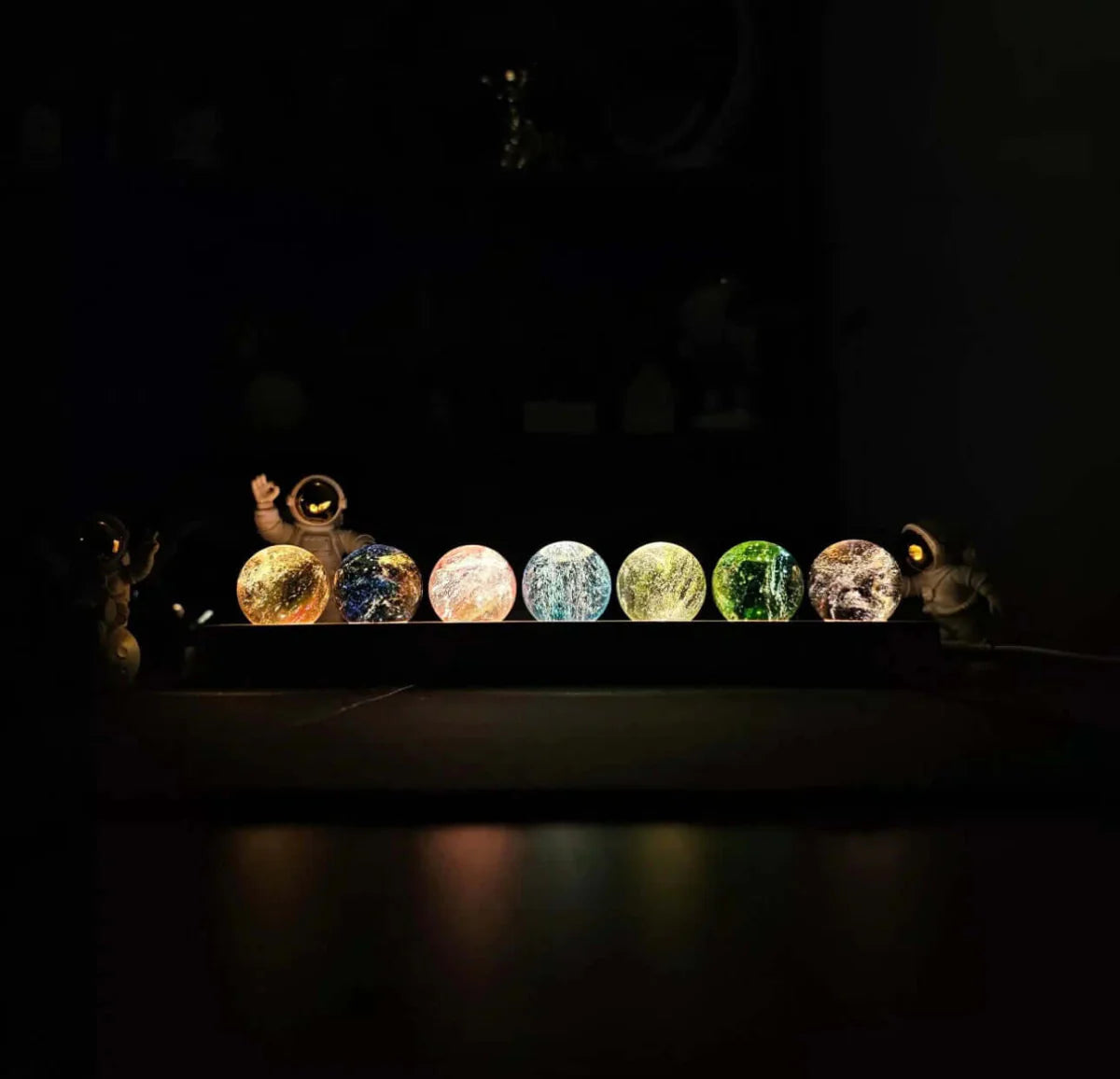 EmoSphere™ – 7-teiliges Emotions-Galaxie-Kristallkugel-Set