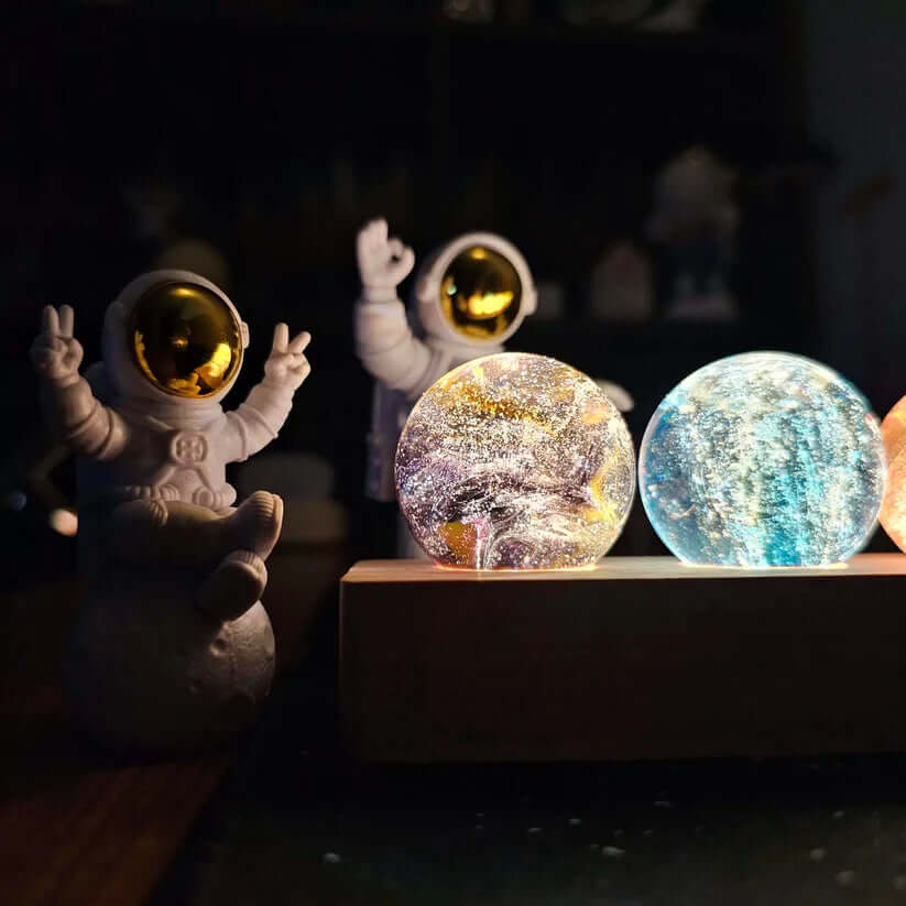 EmoSphere™ – 7-teiliges Emotions-Galaxie-Kristallkugel-Set