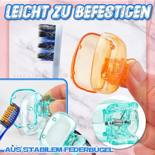 PasteCup™ – Einfaches Clip-Zahnbürstenetui