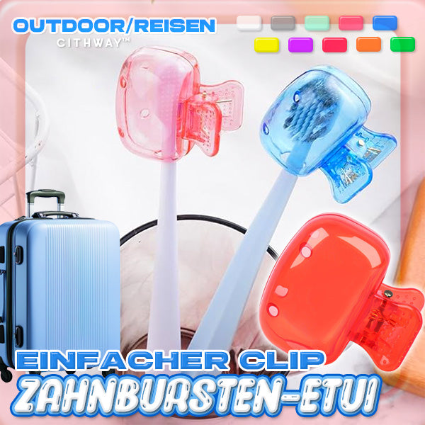 PasteCup™ – Einfaches Clip-Zahnbürstenetui