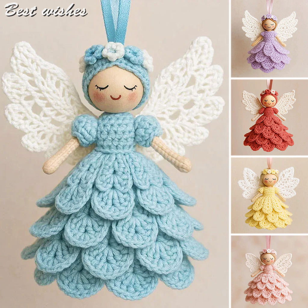 DIY Häkelset Engel-Ornament | 2er Set Garn inkl. Schritt-für-Schritt-Anleitung | Weiches Garn für Weihnachtsdeko und Geschenk 10