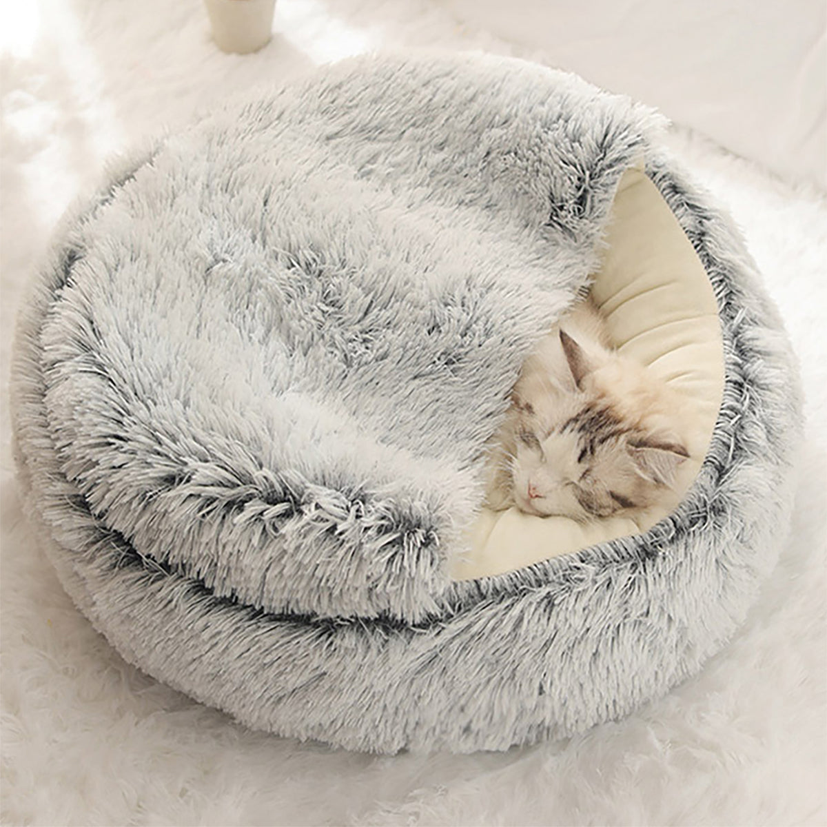 PawsSnuggy™ – Beruhigendes Haustierbett gegen Angstzustände
