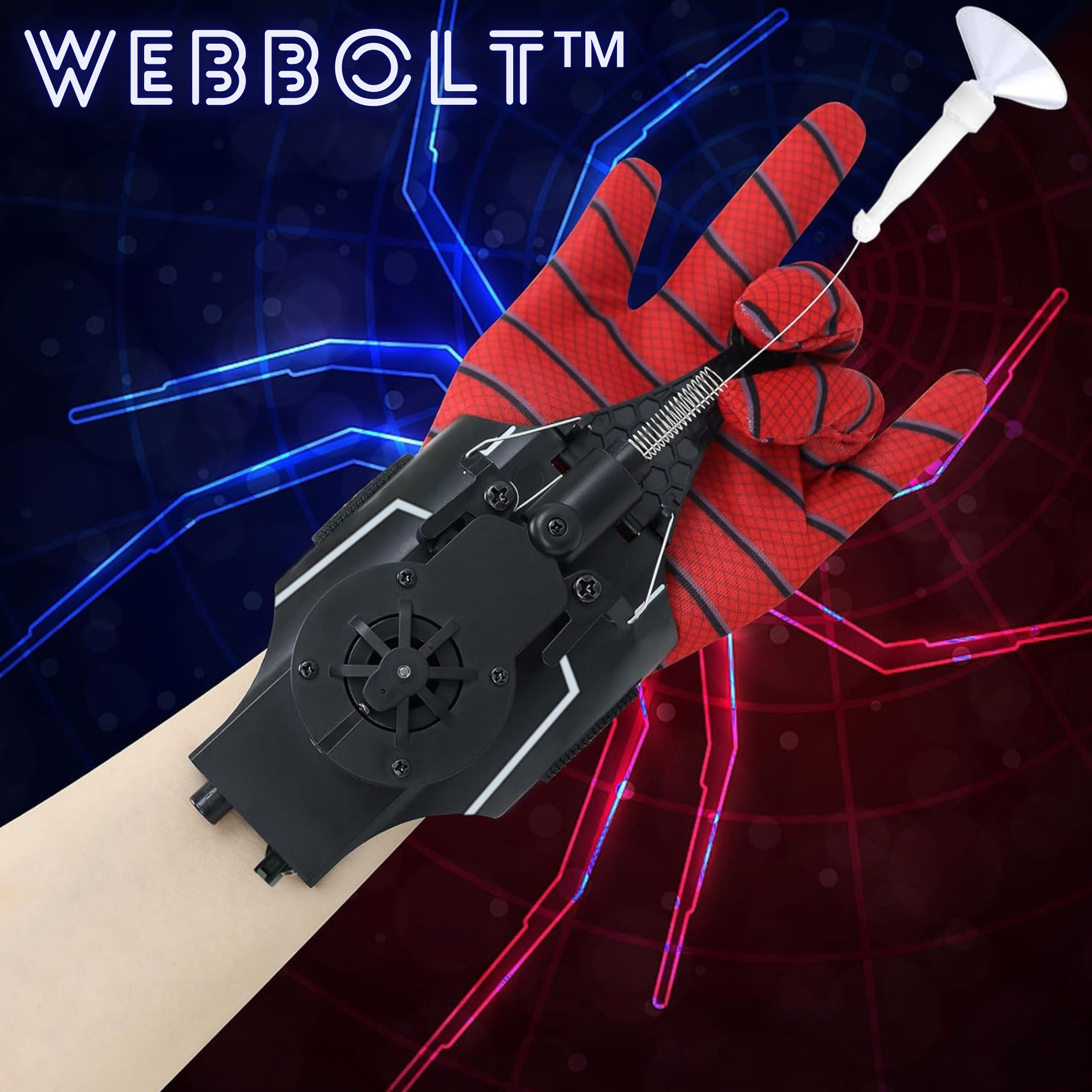 SpiderBolt™ - Spinnennetzwerfer