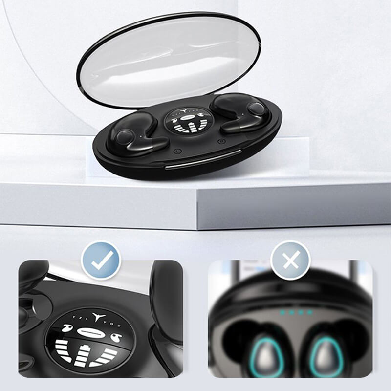 Schlafkopfhörer Bluetooth 5.3 | Noise Cancelling & IPX5 Wasserdicht | 24 Stunden Akkulaufzeit mit Schnellladefunktion 3