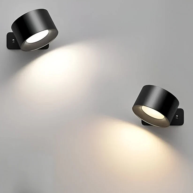 LED-Wandleuchte kabellos & abnehmbar | 360° drehbar mit Touch- oder Fernbedienung | Akku 2000 mAh, 3 Lichtfarben 3