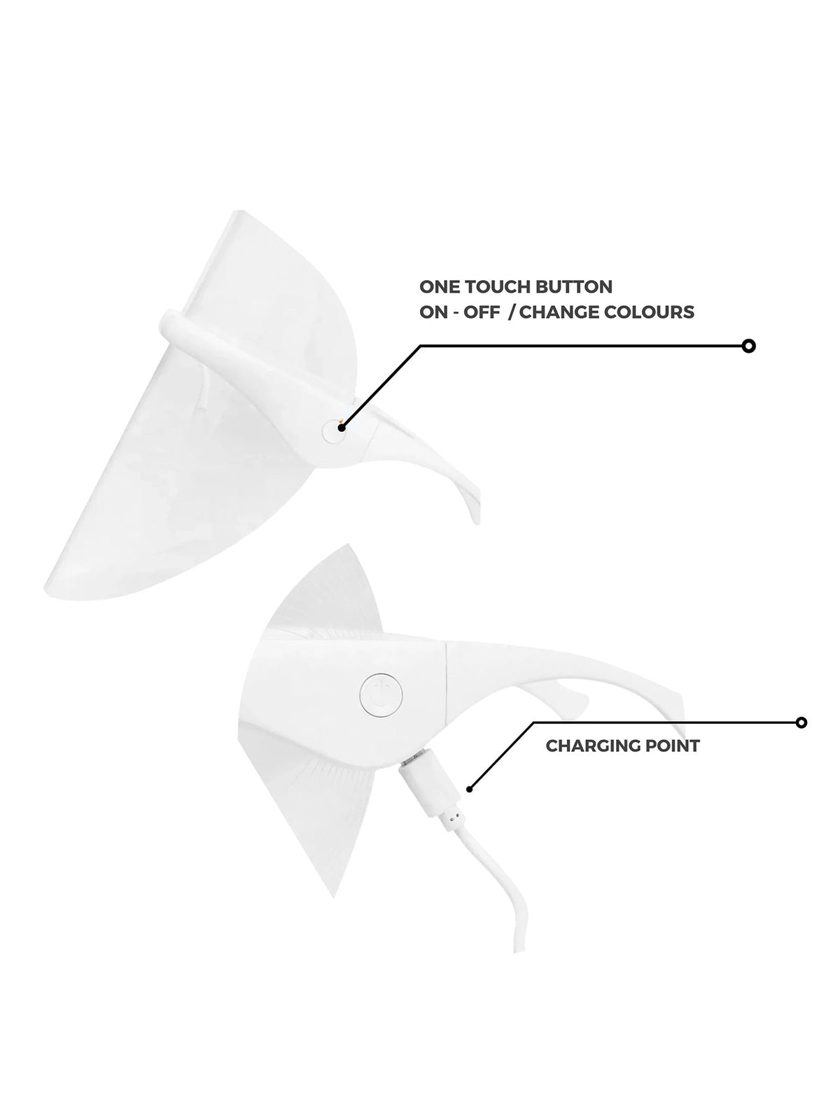 Sculpty - LED-Lichttherapie-Schild