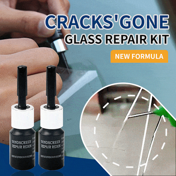 1+1 Gratis | Glaze™ - Glasreparaturset - Repariert Brüche in wenigen Minuten